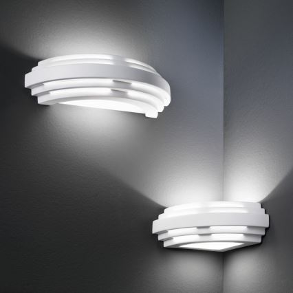Kolarz 0290.61E - Applique STIEGEL 1xG9/60W/230V bianco