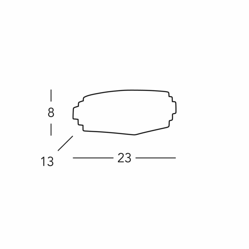 Kolarz 0290.61E - Applique STIEGEL 1xG9/60W/230V bianco
