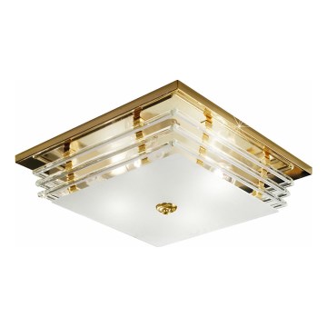 Kolarz 0342.14.3 - Plafoniera ONTARIO 4xE27/60W/230V 24K oro