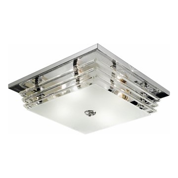 Kolarz 0342.14.5 - Plafoniera ONTARIO 4xE27/60W/230V cromo lucido