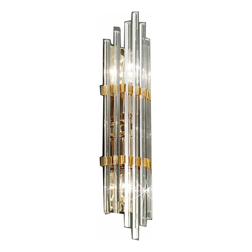 Kolarz 0342.62M.3 - Wandleuchte ONTARIO 2xE14/40W/230V 41 cm 24K golden