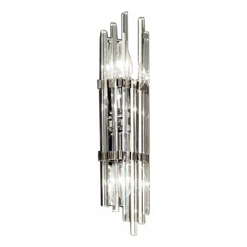 Kolarz 0342.62M.5 - Wandleuchte ONTARIO 2xE14/40W/230V 41 cm glänzendes Chrom