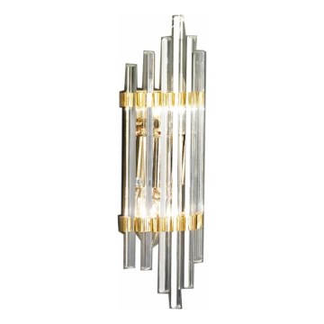 Kolarz 0342.62S.3 - Wandleuchte ONTARIO 2xE14/40W/230V 31 cm 24K golden
