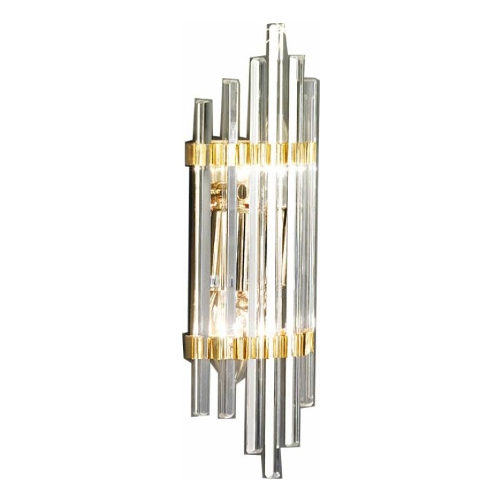 Kolarz 0342.62S.3 - Wandleuchte ONTARIO 2xE14/40W/230V 31 cm 24K golden