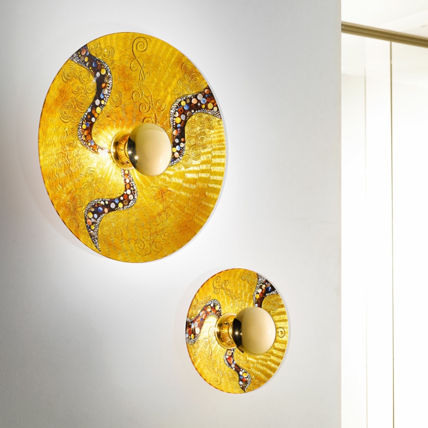 Kolarz 0365.61XL.V1.3 - Applique LUNA 1xE27/100W/230V 24K oro