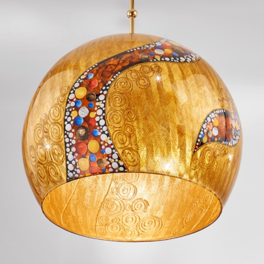 Kolarz 0392.31L.3.Ki.Au - Suspension filaire LUNA 1xE27/60W/230V 24K doré
