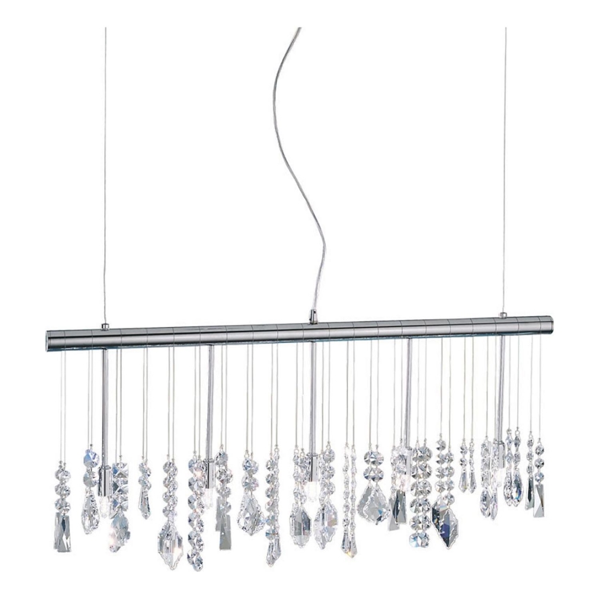 Kolarz 104.85.5 - Kristall-Hängeleuchte STRETTA 5xG9/40W/230V glänzendes Chrom