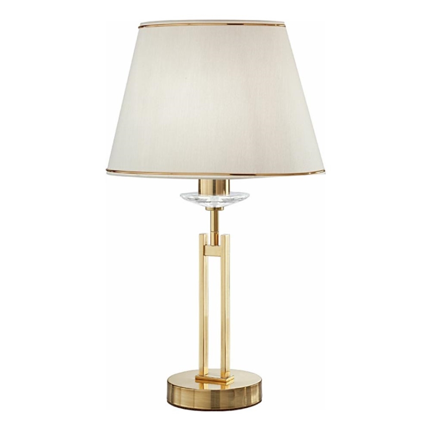 Kolarz 330.71.8C - Kristall-Tischleuchte IMPERIAL 1xE27/60W/230V golden/beige