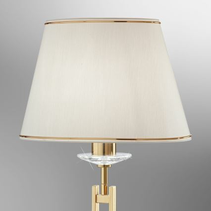 Kolarz 330.71.8C - Lampada da tavolo di cristallo IMPERIAL 1xE27/60W/230V oro/beige