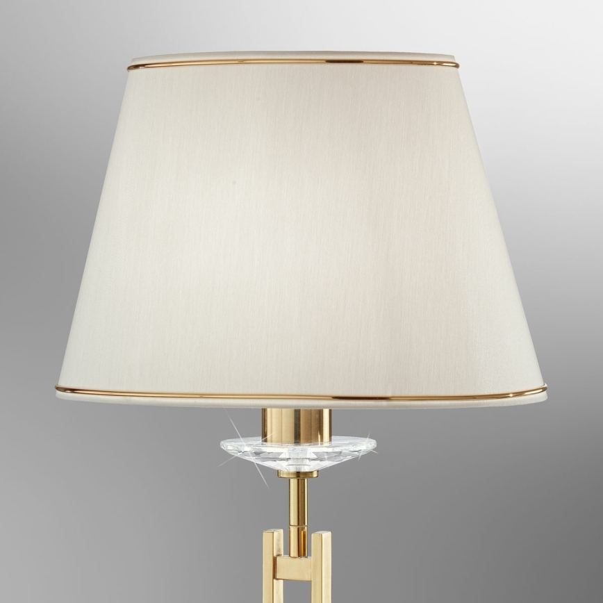 Kolarz 330.71.8C - Lampada da tavolo di cristallo IMPERIAL 1xE27/60W/230V oro/beige