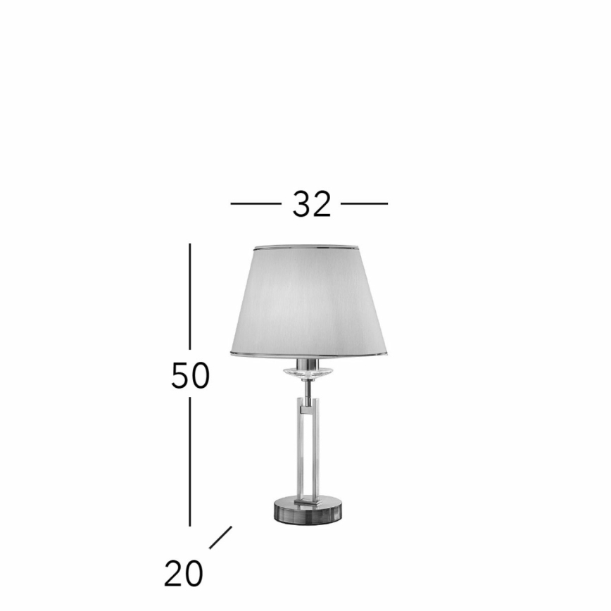Kolarz 330.71.8C - Lampada da tavolo di cristallo IMPERIAL 1xE27/60W/230V oro/beige