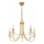 Kolarz 330.85.8C - Lampadario di cristallo a sospensione con catena IMPERIAL 5xE14/60W/230V oro