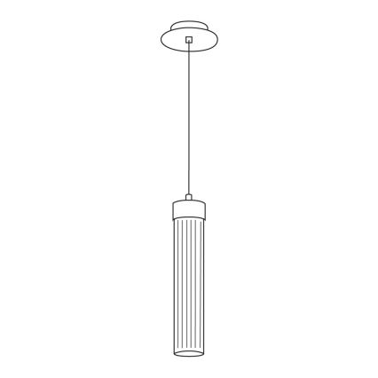 Kolarz 6009.30160 - Suspension filaire RAGGIO 1xE14/25W/230V matte chromé