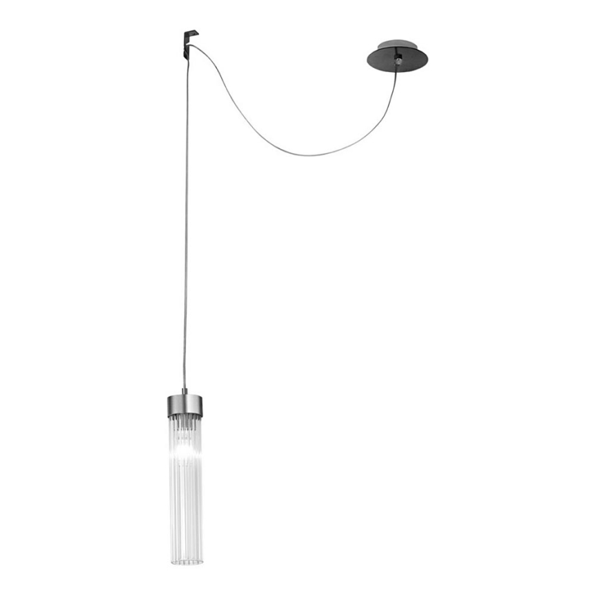 Kolarz 6009.30161 - Kronleuchter an Schnur RAGGIO 1xE14/25W/230V mattchrom