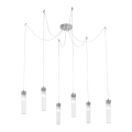 Kolarz 6009.30650 - Lampadario a sospensione con filo RAGGIO 6xE14/25W/230V ragno argento