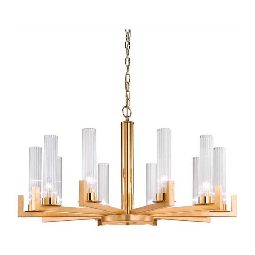 Kolarz 6009.81030 - Lampadario su catena RAGGIO 10xE14/25W/230V 24K oro