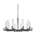 Kolarz 6009.81060 - Lampadario su catena RAGGIO 10xE14/25W/230V cromo opaco