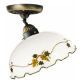 Kolarz 731.10.111 - Lampadario a soffitto NONNA 1xE27/75W/230V Ø 30 cm colore vino