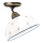 Kolarz 731.10.24 - Lampadario a plafone NONNA 1xE27/75W/230V diametro 30 cm blu