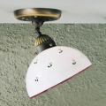 Kolarz 731.10.68 - Lampadario a plafone NONNA 1xE27/75W/230V diametro 30 cm rosso