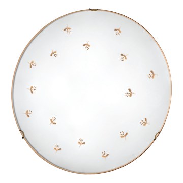 Kolarz 731.13.4.160 - Applique NONNA 3xE27/60W/230V Ø 50 cm con motivo floreale, finitura oro rosa