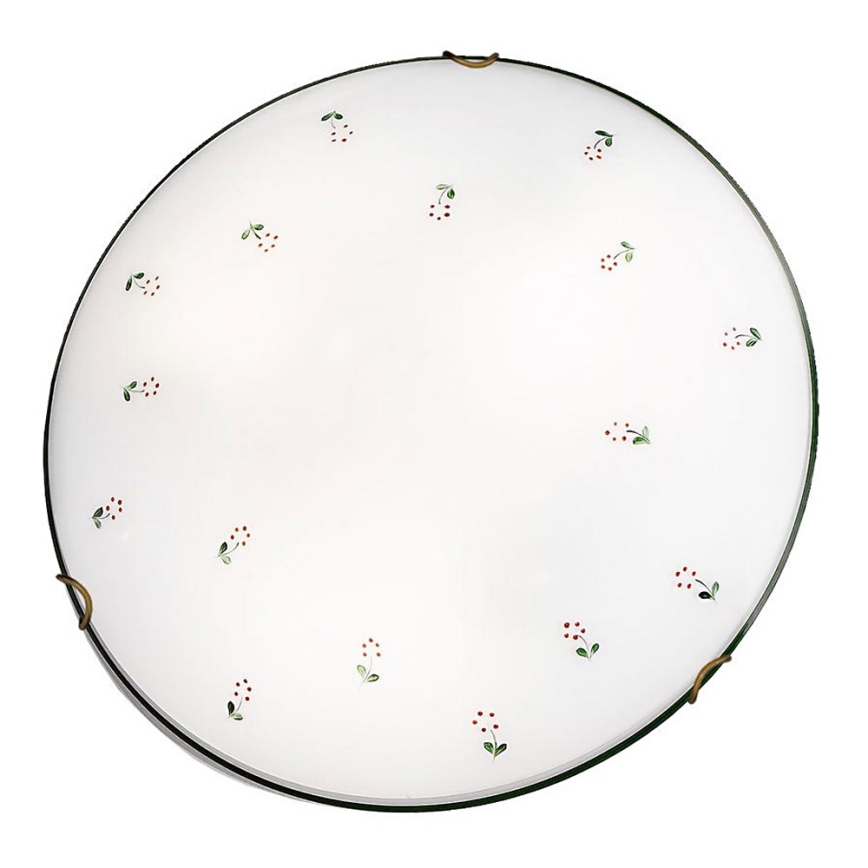 Kolarz 731.13.4.70 - Plafoniera NONNA 3xE27/60W/230V diametro 50 cm verde
