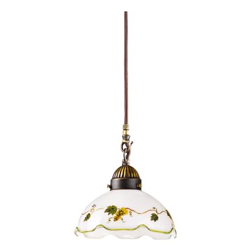 Kolarz 731.30.110 - Suspension sur câble NONNA 1xE27/75W/230V Ø 20 cm bordeaux