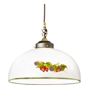 Kolarz 731.30.136 - Lampadario a sospensione con filo NONNA 1xE27/75W/230V diametro 30 cm uva/fragole