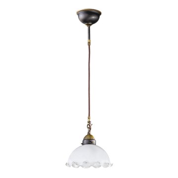 Kolarz 731.30.73 - Pendelleuchte an Stahlseil NONNA 1xE27/75W/230V weiß