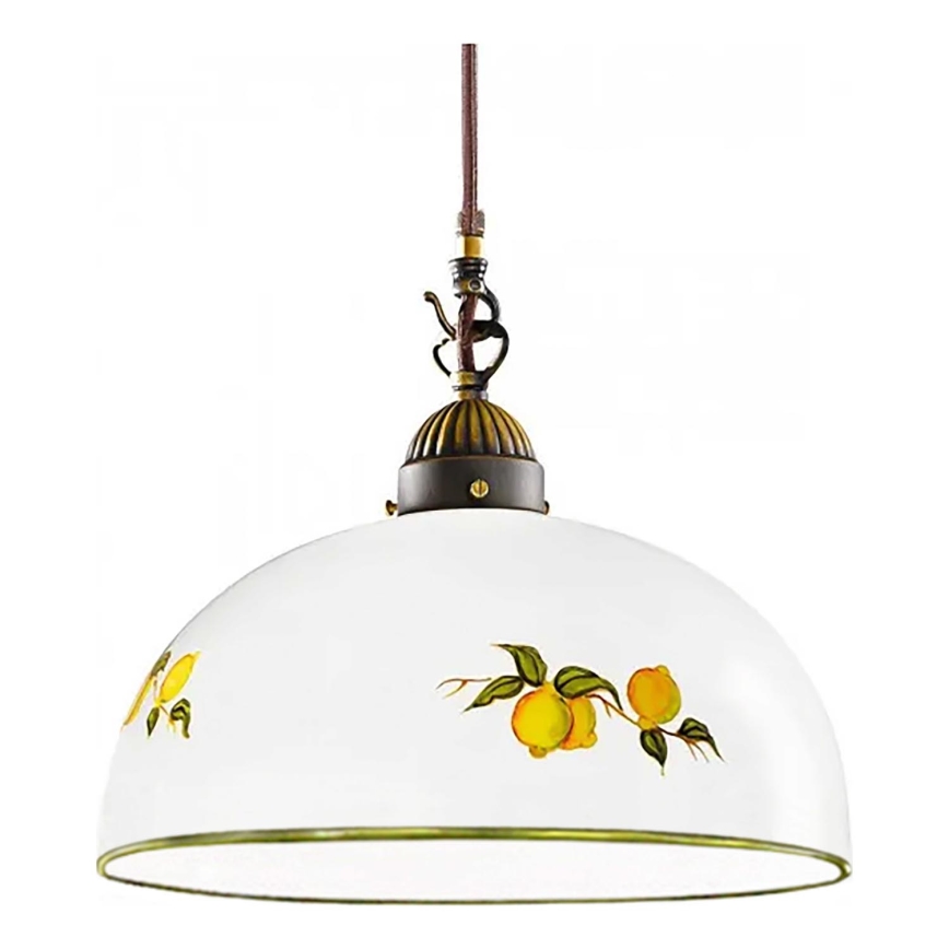 Kolarz 731.32.138 - Hängeleuchte NONNA 1xE27/75W/230V d 36 cm Zitronen