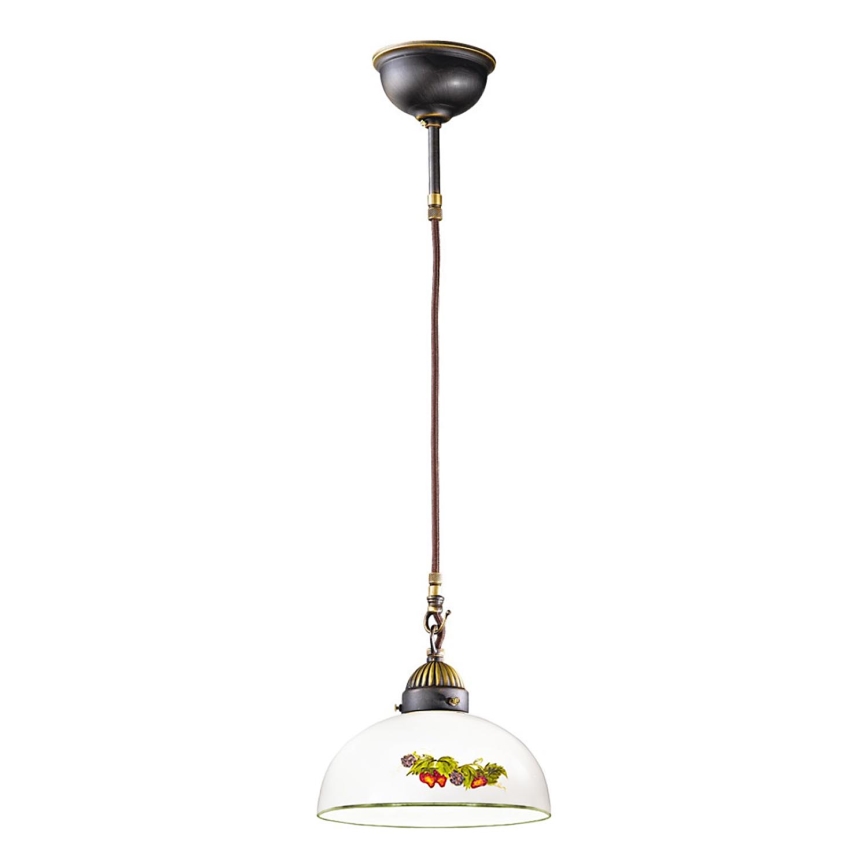 Kolarz 731.32.139 - Lampadario a sospensione con filo NONNA 1xE27/75W/230V diametro 36 cm uva/fragole