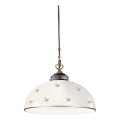 Kolarz 731.32.172 - Lampadario a sospensione NONNA su cavo 1xE27/75W/230V Ø 36 cm, dettagli floreali in oro rosa