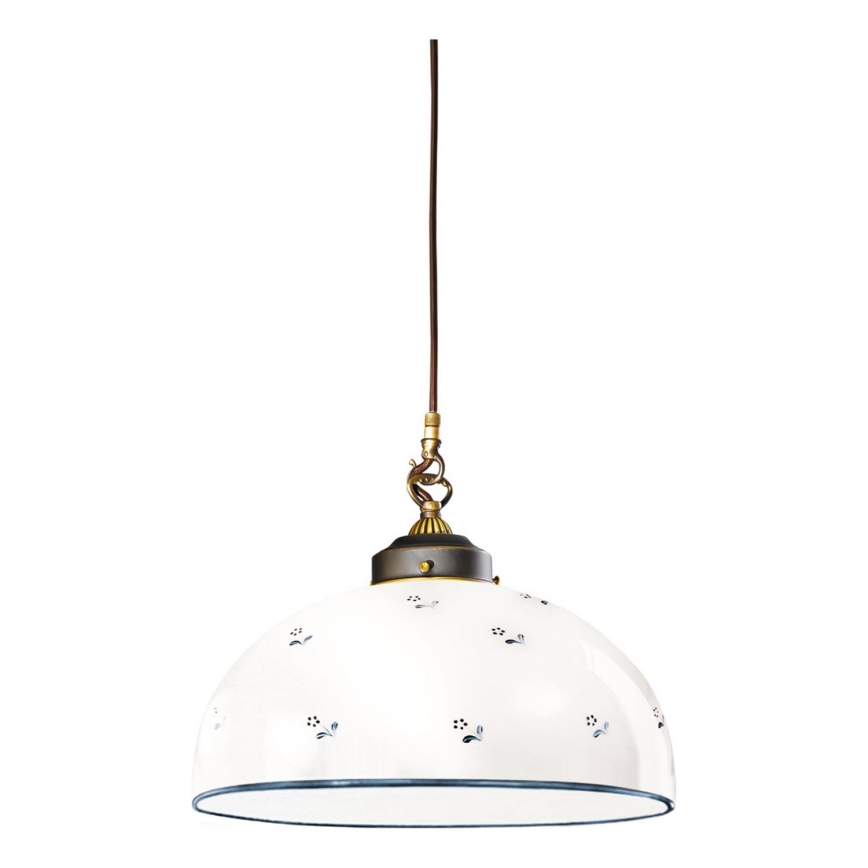 Kolarz 731.32.19 - Lampadario a sospensione con filo NONNA 1xE27/75W/230V diametro 36 cm blu