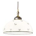 Kolarz 731.32.28 - Lampadario a sospensione con filo NONNA 1xE27/75W/230V diametro 36 cm verde