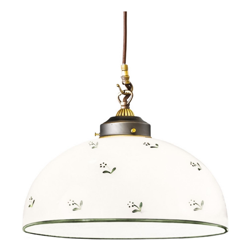 Kolarz 731.32.28 - Lampadario a sospensione con filo NONNA 1xE27/75W/230V diametro 36 cm verde
