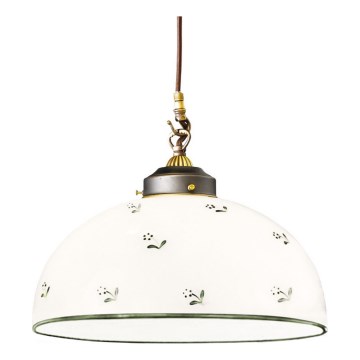 Kolarz 731.32.28 - Suspension filaire NONNA 1xE27/75W/230V d. 36 cm vert