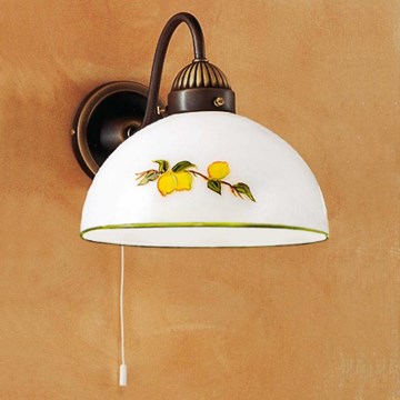 Kolarz 731.61.126 - Applique NONNA 1xE27/75W/230V limoni