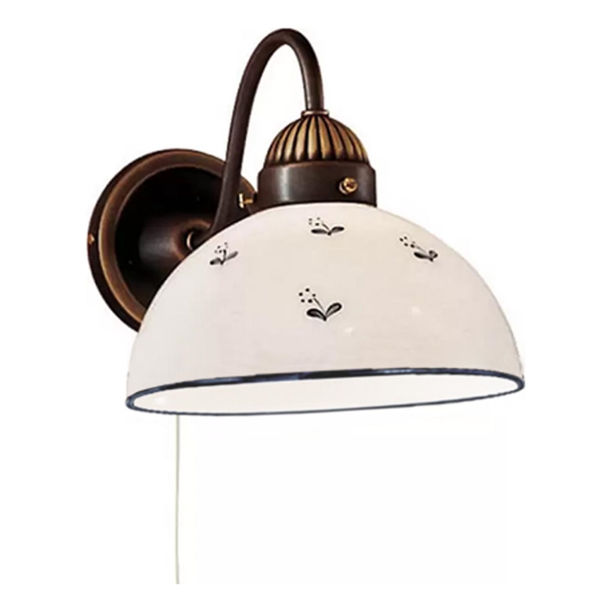 Kolarz 731.61.16 - Wandleuchte NONNA 1xE27/75W/230V blau