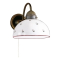Kolarz 731.61.69 - Wandleuchte NONNA 1xE27/75W/230V rot