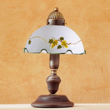 Kolarz 731.73.110 - Lampe de table NONNA 1xE27/75W/230V bordeaux