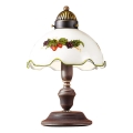 Kolarz 731.73.113 - Tischleuchte NONNA 1xE27/75W/230V Bordeaux/Erdbeerrot