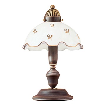 Kolarz 731.73.160 - Lampada da tavolo NONNA 1xE14/60W/230V con decorazione floreale, oro rosa