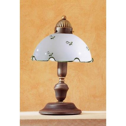 Kolarz 731.73.21 - Tischlampe NONNA 1xE27/75W/230V grün