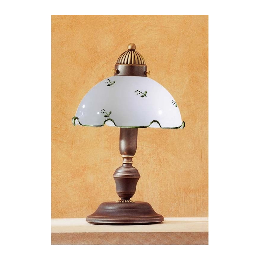 Kolarz 731.73.21 - Tischlampe NONNA 1xE27/75W/230V grün