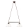 Kolarz 731.82.170 - Pendelleuchte NONNA an Seil 2xE27/75W/230V mit Blumenmotiv Roségold