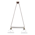 Kolarz 731.82.24 - Hängeleuchte NONNA 2xE27/75W/230V blau