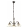 Kolarz 731.83.113 - Suspension sur chaîne NONNA 3xE27/75W/230V bordeaux/fraise
