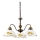 Kolarz 731.83.116 - Lustre suspendu sur chaîne NONNA 3xE27/75W/230V motif citrons