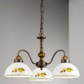 Kolarz 731.83.126 - Hängeleuchte an Kette NONNA 3xE27/75W/230V Zitronen