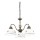 Kolarz 731.83.133 - Suspension chaîne NONNA 3xE27/75W/230V cerf gris